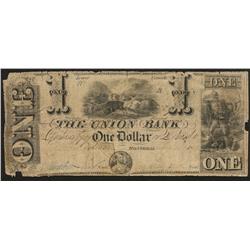 1838 Union Bank $1