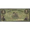 Image 1 : 1861 Bank of Upper Canada $1, Toronto Issue