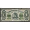 Image 1 : 1878 Dominion of Canada $1 Payable at Toronto