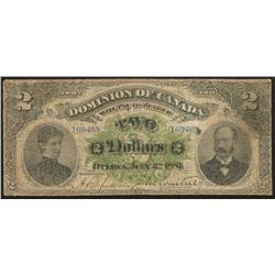 1887 Dominion of Canada $2