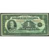 Image 1 : 1935 Bank of Canada $1 Radar