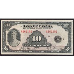 1935 Bank of Canada $10