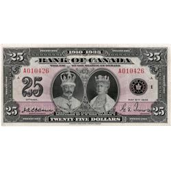 1935 Bank of Canada $25