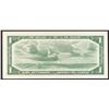 Image 2 : 1954 Bank of Canada $1 Number Out of Register