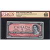Image 1 : Lot of Two 1954 Bank of Canada $2 Replacement Notes