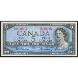 1954 Bank of Canada $2 & $5 Lot 