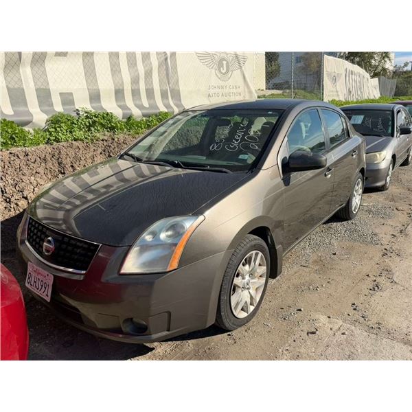 NISS SENTRA 2009 APP/DUP-T REPO EXPORT ONLY