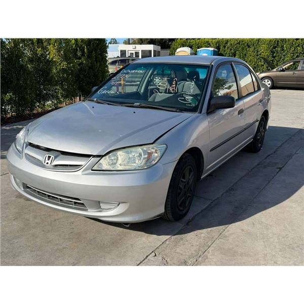HOND CIVIC 2004 SALV-CERT-DON-EXPORT ONLY