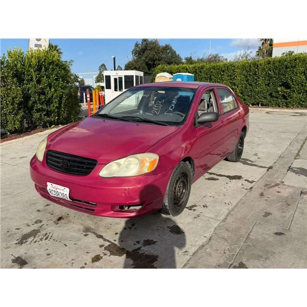 TOYT COROLLA 2003 APP/DUP SALV-T DON-TMU