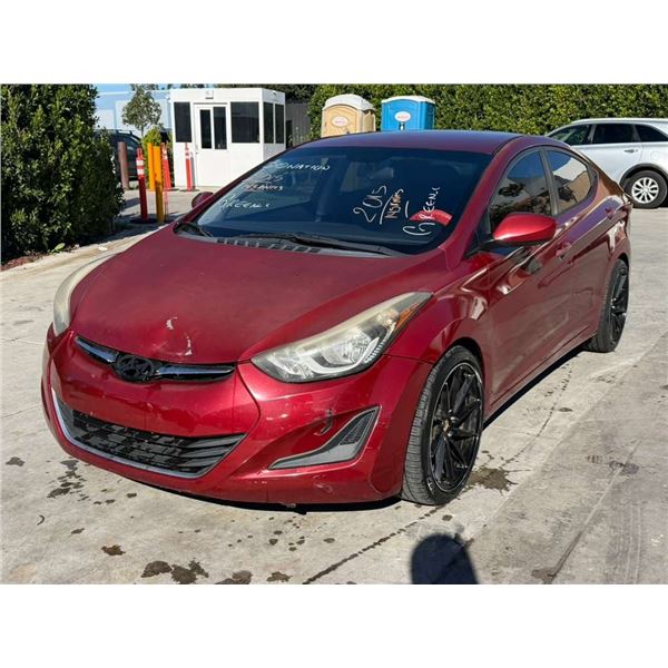 HYUN ELANTRA 2015 JUNK - DON