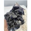 Image 5 : 6 X 8  INCH BLUE BERRY FLUORITE SPECIMEN ON STAND