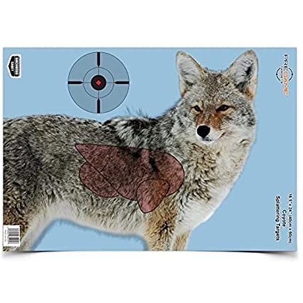 Birchwood Casey Pre-Game Targets Coyote 3 16.5" x 24" Reactive Target UPC 29057354058 SKU BC-35405