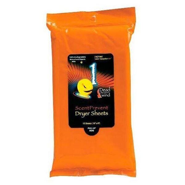 Dead Down Wind Dryer Sheets (15) UPC 189168000685 SKU 1113