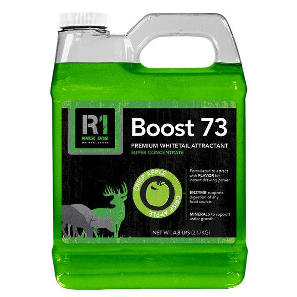 Rack One Boost 73 Premium Whitetail Attractant 2.17kg Crisp Apple UPC 49818213509 SKU W4105