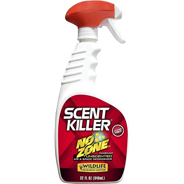 Wildlife Research Center Scent Killer No Zone Unscented Air & Space Deodorizer 32 Fl Oz UPC 24641009