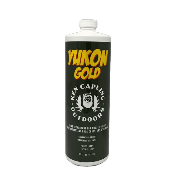 Ken Capling Outdoors Yukon Gold Urine Attractant for Moose Hunters 32 Fl Oz/947 ml UPC 628942431760