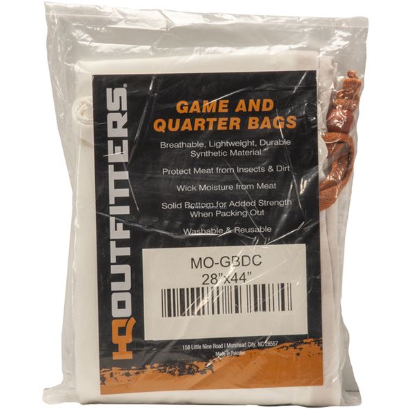 HQ OutfittersGAme & Quarter Bags Deer 28"x44" (4 Pack) UPC 768721535453 SKU MO-GBDC-4
