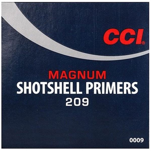 CCI Magnum Shotshell Primers 209 (100 Count) UPC 76683000095 SKU 9