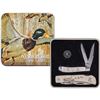 Image 1 : Remington - Mallards in the Timber Tin Collector Gift Set w/2 Folding Knives - 15686 UPC 47700156866