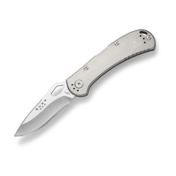 Buck Knives 726 Mini Spitfire Folding Knife Anodized Gray UPC 33753123795 SKU 7800