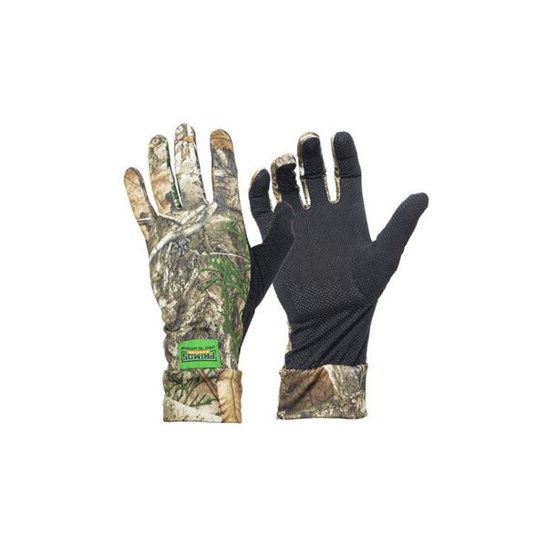 Primos Stretch Sure Grip Gloves RealTree Edge UPC 10135066772 SKU PS6677