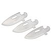 Image 1 : Cold Steel Click-N-Cut Replacement Blades 3-Pack #40AP3A Drop Point UPC 705442019480 SKU CS-40AP3A