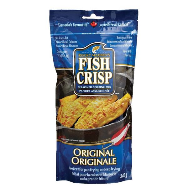 McCormick Rocky Madsen's Fish Crisp Seasoned Coating Mix 6.8 lb Original UPC 62996010050 SKU 1019A