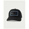Image 1 : Huk Solid Trucker Mesh Back Cap Black Embossed Logo OSFA UPC 190840568041 SKU H3000516-001