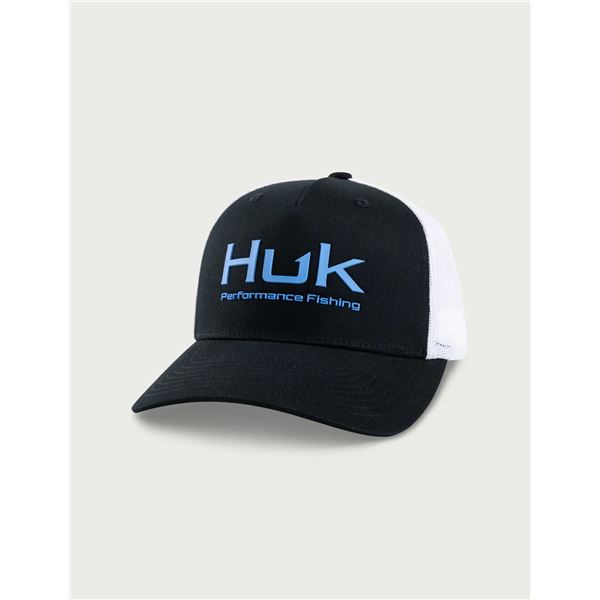 Huk Performance Fishing Trucker Hat OSFA Black UPC 190840567990 SKU H3000515-001