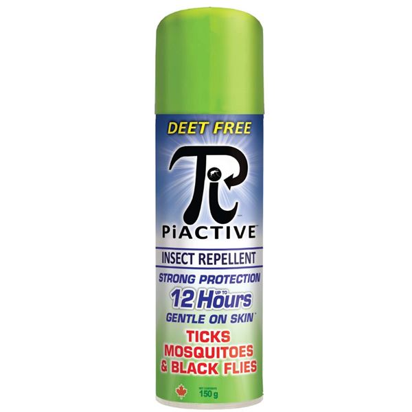 PiACTIVE Mosquito Shield Aerosol Insect Repellent 150g Deet Free UPC 772368000229 SKU MS0022