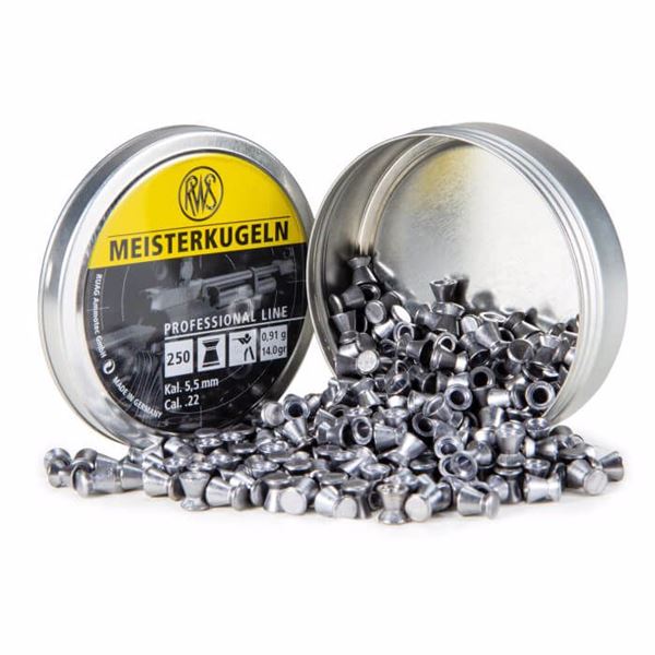 RWS Meisterkugeln .22 Cal Professional Line Pellets (500 Count) UPC 4000294135934 SKU 2139530