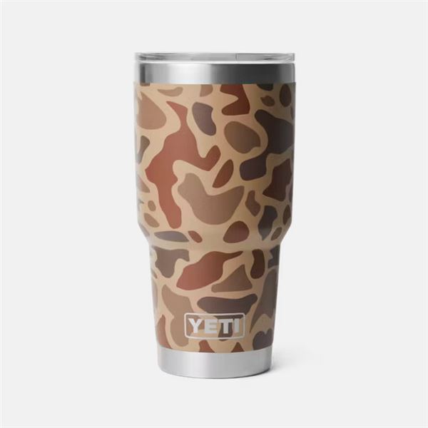YETI Rambler 30 oz/887 ml Wetlands Camo UPC 888830489994 SKU 70000004960
