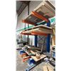 Image 2 : CANTILEVER SHELVING WITH CONTENTS INCLUDING; 3/4" WOOD SHEETS, TOOLS & MORE