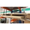 Image 4 : CANTILEVER SHELVING WITH CONTENTS INCLUDING; 3/4" WOOD SHEETS, TOOLS & MORE