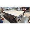 Image 2 : PORTABLE STEEL WORK TABLE WITH CONTENTS