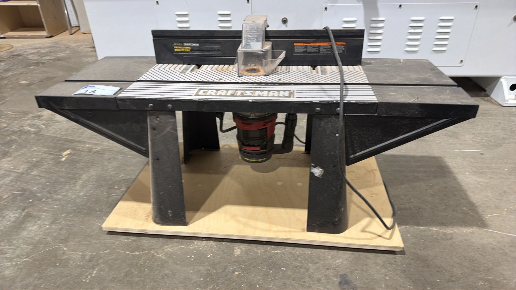 Craftsman Pro Router Table SEARS CRAFTSMAN PROFESSIONAL ROUTER TABLE WITH SEARS CRAFTSMAN ROUTER ...