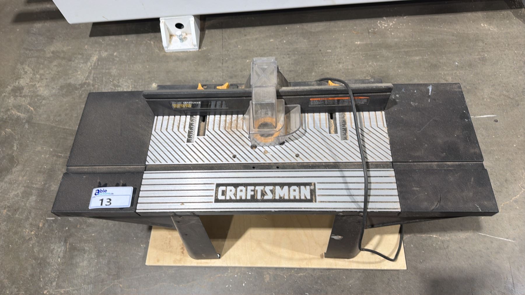 Craftsman Pro Router Table SEARS CRAFTSMAN PROFESSIONAL ROUTER TABLE WITH SEARS CRAFTSMAN ROUTER ...