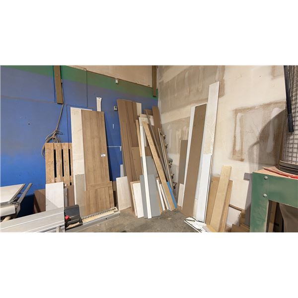 ASSORTED WOOD PANELS & CUT-OFFS *MUST TAKE ALL*