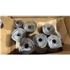 Image 3 : (4) BOXES OF ASSORTED COIL NAILS & 4IN LED SLIM PANEL LIGHTS