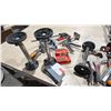 Image 2 : ASSORTED TOOLS INCLUDING; CLAMPS, CORNER LASER LEVEL, FOLDABLE BRACKET & MORE
