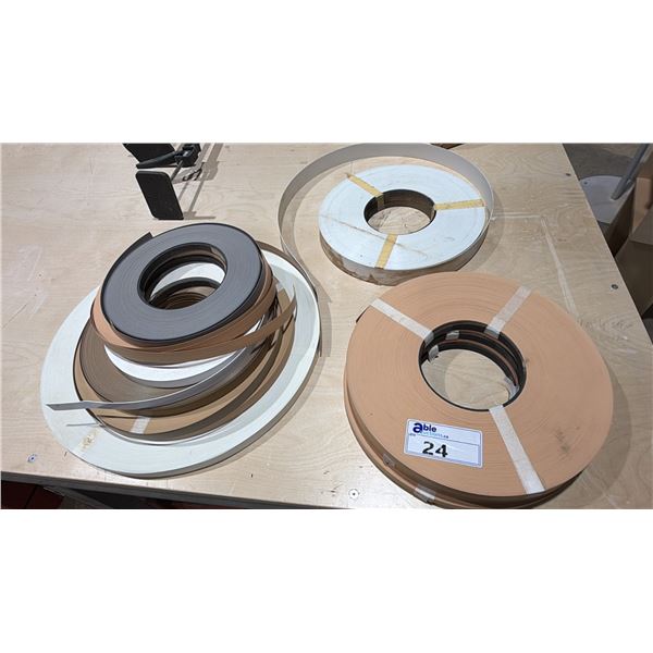 ASSORTED ROLLS OF BANDING TAPE (MANY NEW)