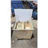 Image 1 : ROLLING BIN WITH CLEAR & WHITE GLUE PELLETS