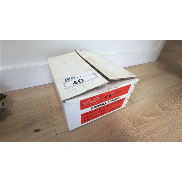 BOX OF RG WATERS #6 X 1" SCREWS