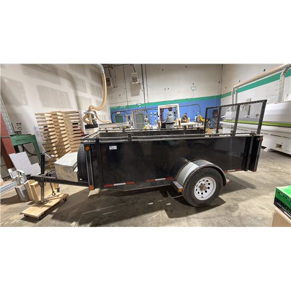 2005 DOUBLE A UTILITY BOX TRAILER, BLACK, VIN 2DALC11465T004811,