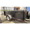 Image 3 : 2005 DOUBLE A UTILITY BOX TRAILER, BLACK, VIN 2DALC11465T004811,