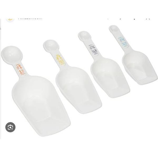 3 Sets – Good Cook 4-Piece Scoop Set with Measuring Indicators
