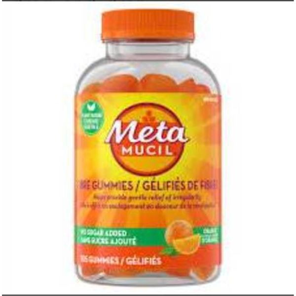 Lot of 32 – Metamucil Fibre Gummies, 72 Gummies Per Bottle, Plant-Based, No Sugar Added