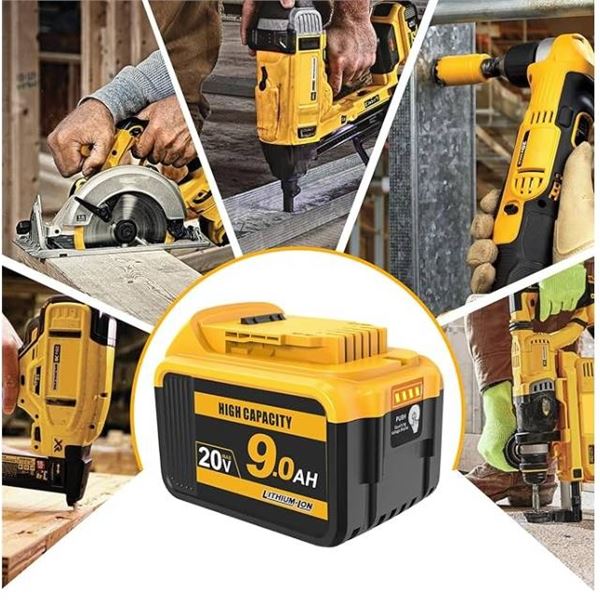 Xinriga 20V 9.0Ah Lithium-Ion Battery WTL200 for Cordless Tools