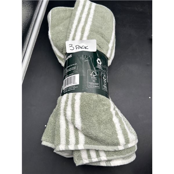 Roots Home 3-Pack Dish Towels, 100 Percent Cotton, 41 cm x 76 cm