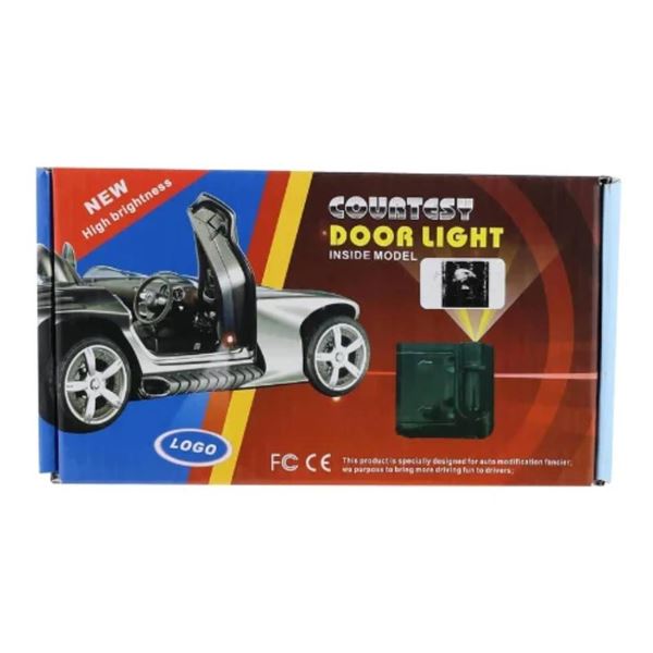 Lot of 3 LED Door Lights with Projection Feature